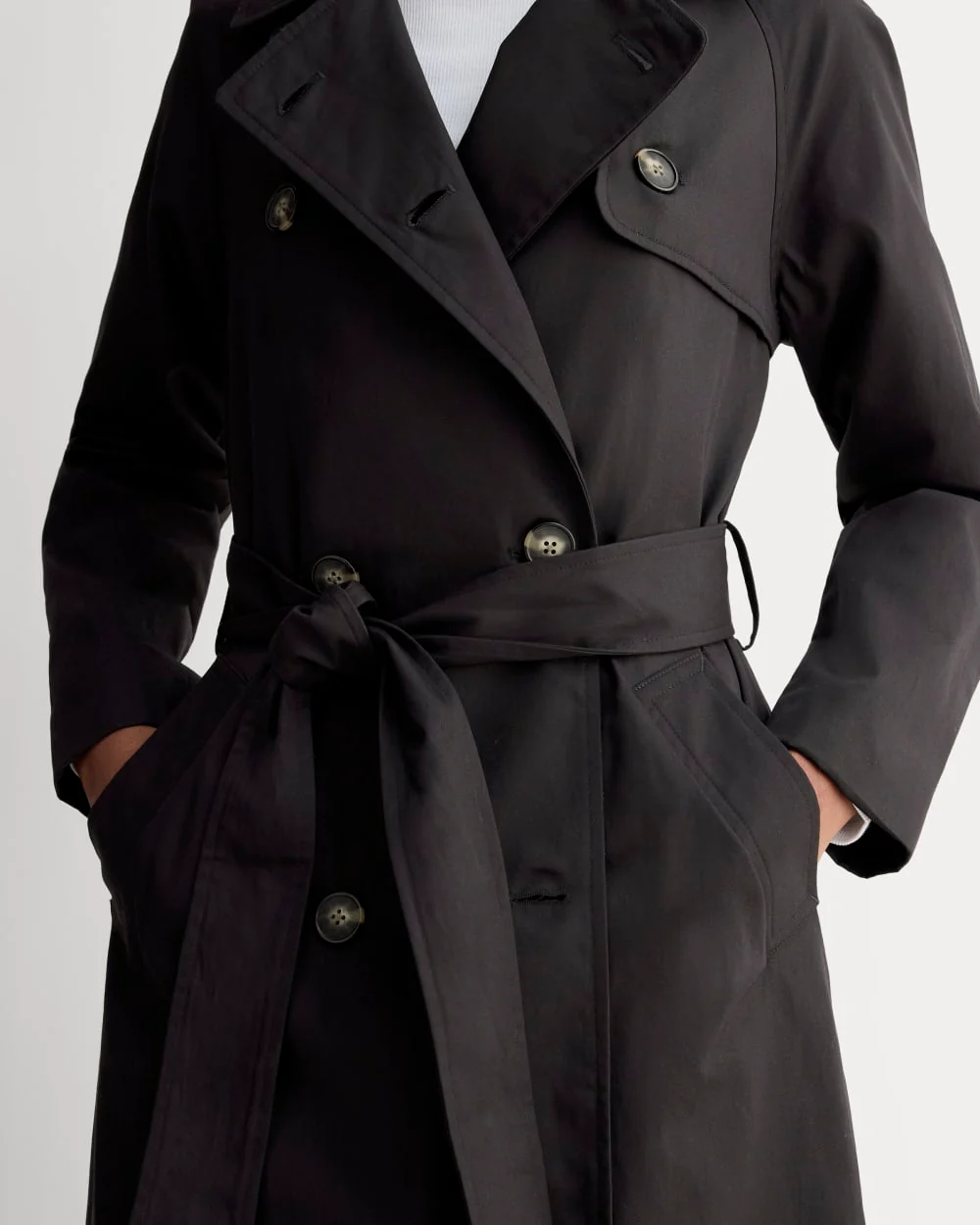The Modern Trench Coat | Black