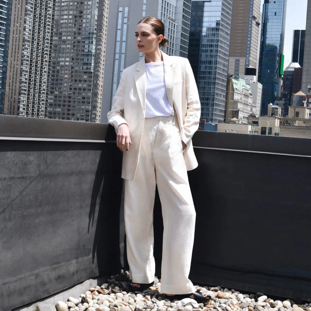 The Linen Way-High® Drape Pant  | Canvas