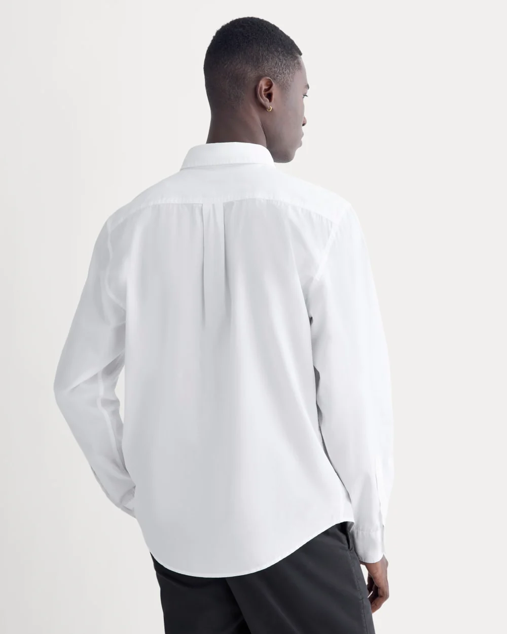 Washed Poplin Shirt | White