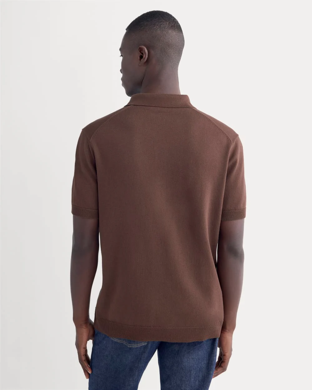 No-Sweat Polo | Dark Mahogany