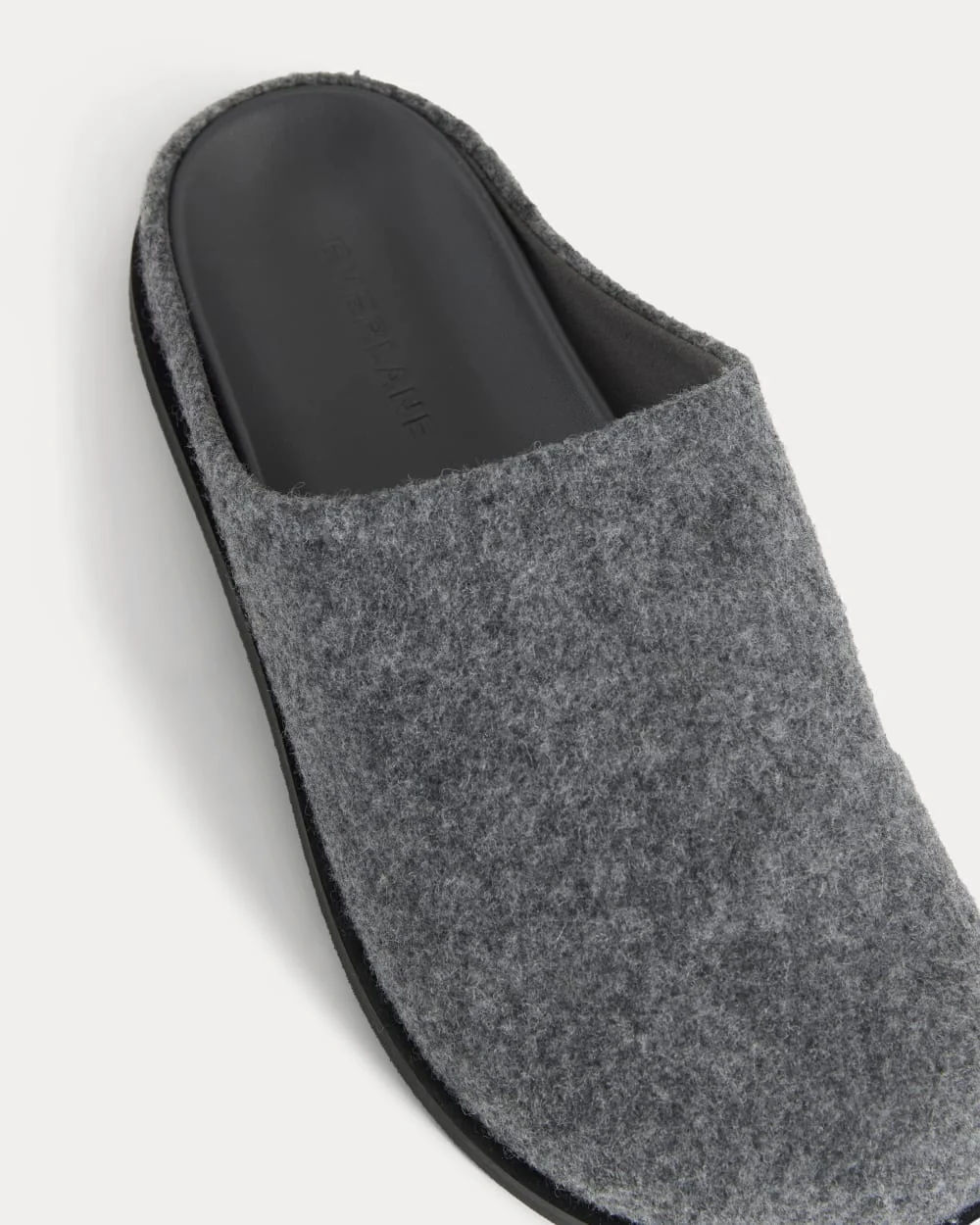 Wool Clog | Charcoal