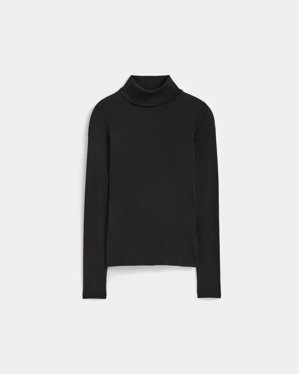 The Luxe Rib Turtleneck | Black