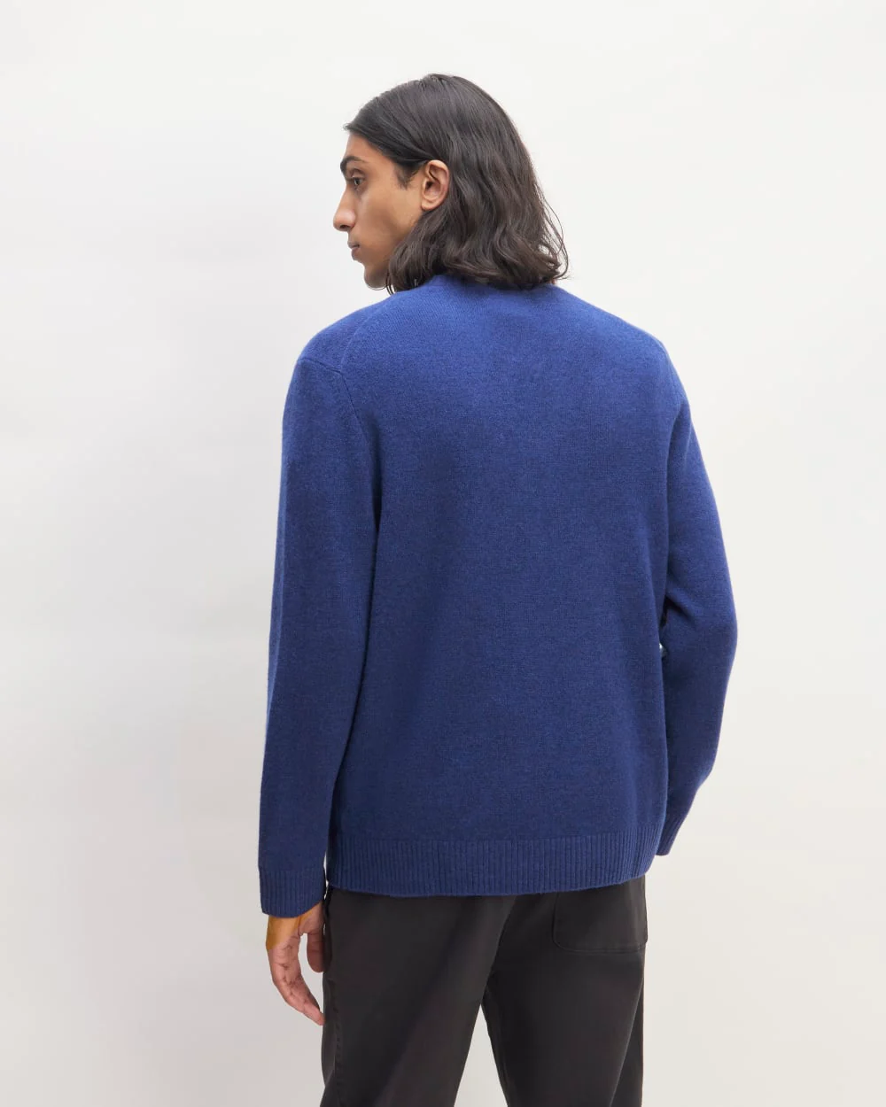 The Premium Merino Crew Neck Sweater | Bellwether Blue Heather