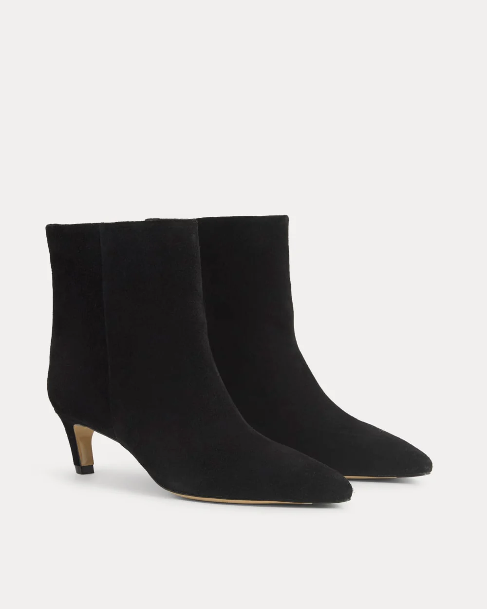 Studio Kitten Heel Bootie | Black Suede