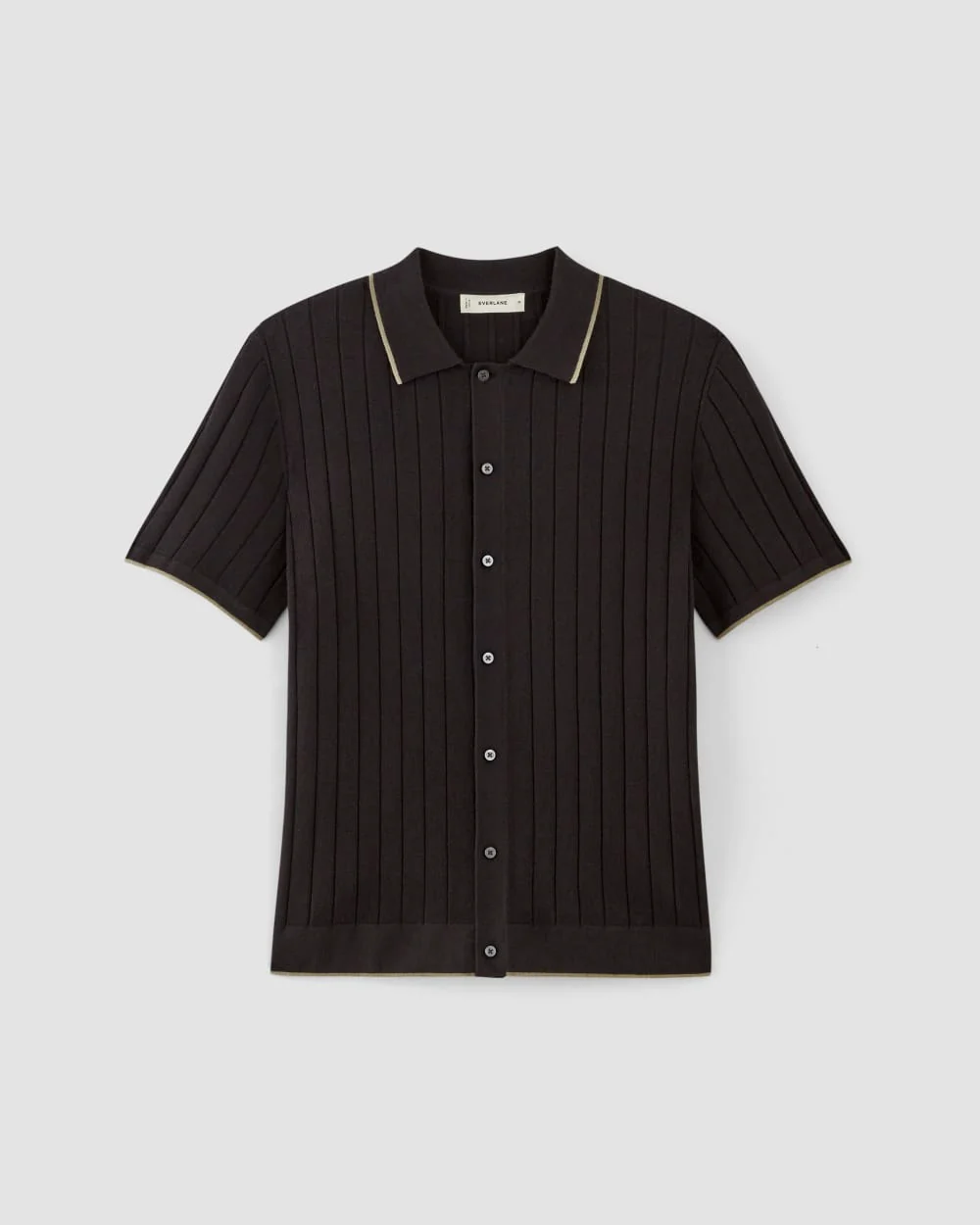 The No-Sweat Button-Down Polo | Black