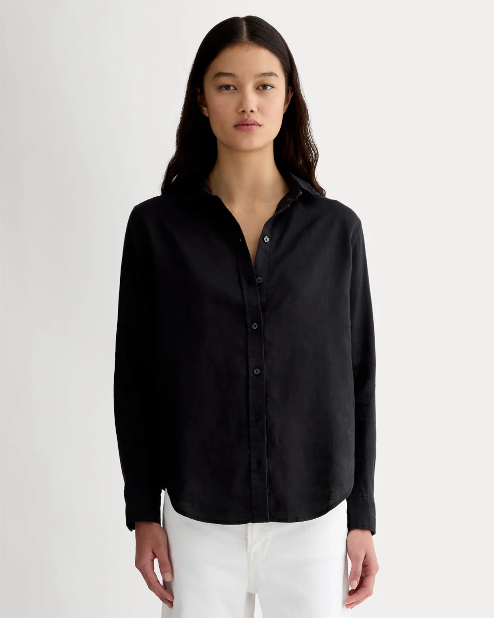 The Must-Have Shirt in Linen | Black