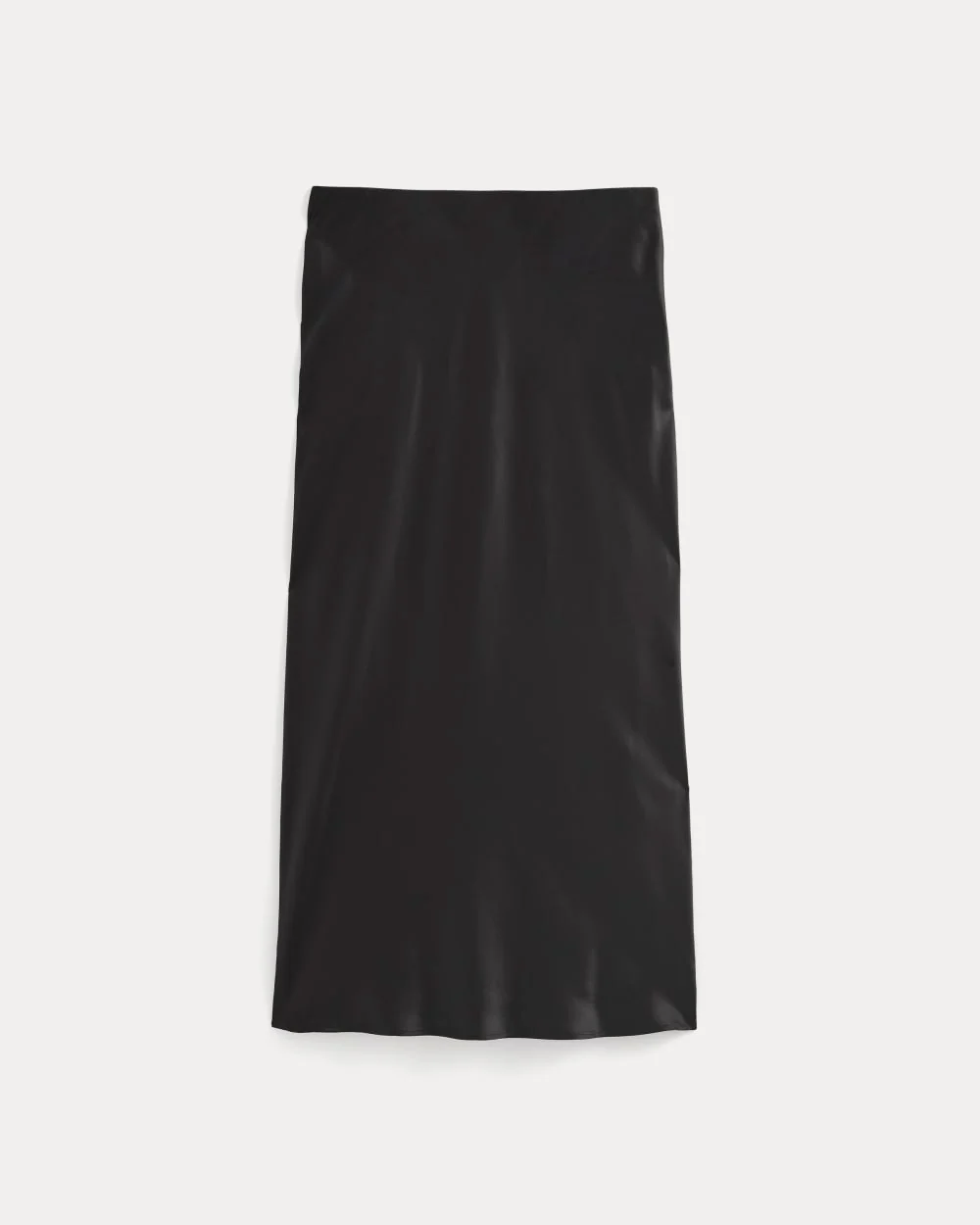 Slip Skirt in Silk Charmeuse | Black
