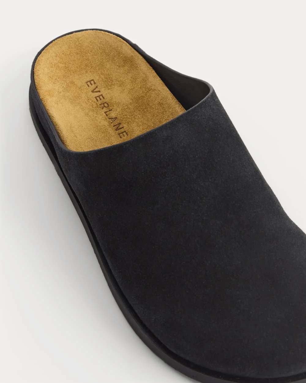 Suede Clog | Black Suede