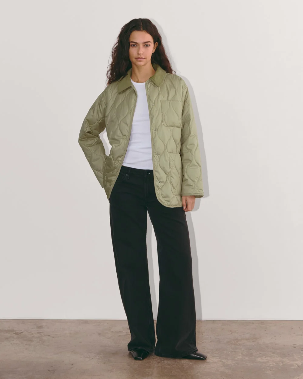 The Quilted Ranch Jacket | Eucalyptus