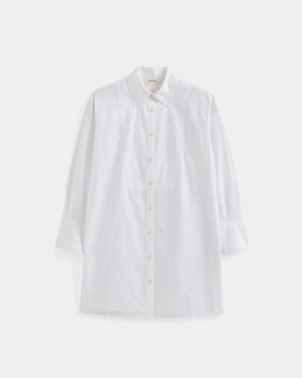 The Mini Shirtdress in Ultrasoft Cotton | White