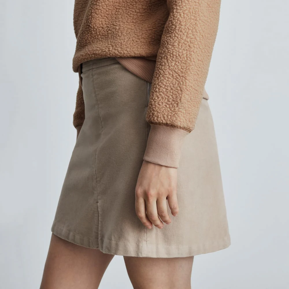 The ReNew Fleece Raglan Sweatshirt | Camel