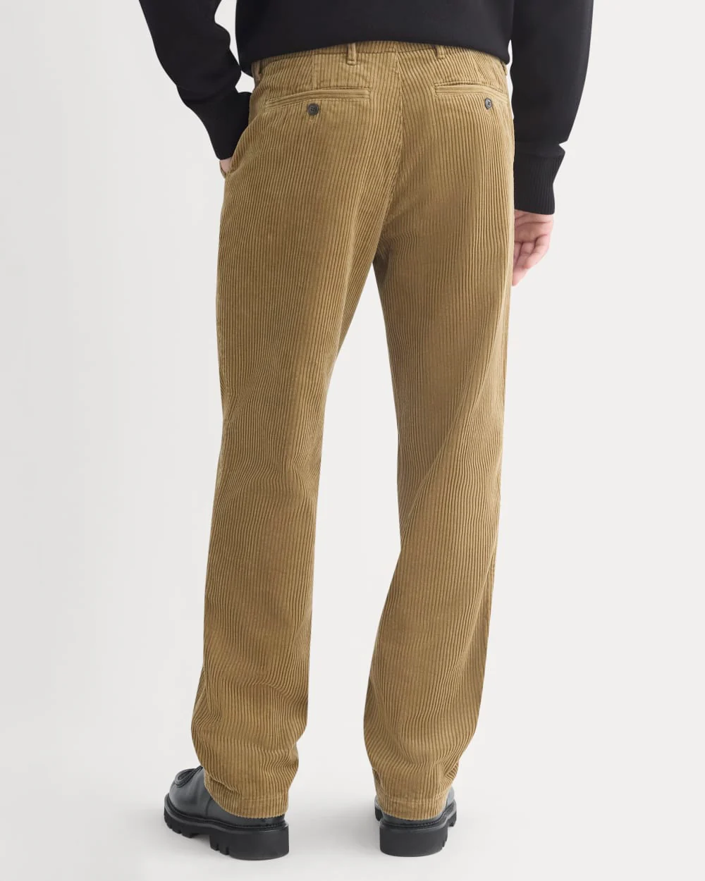 Wide Wale Corduroy Trouser | Aged Brass