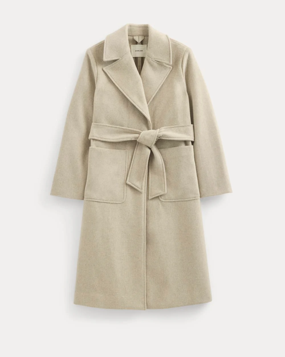 ReWool Belted Blanket Coat | Heather Wheat