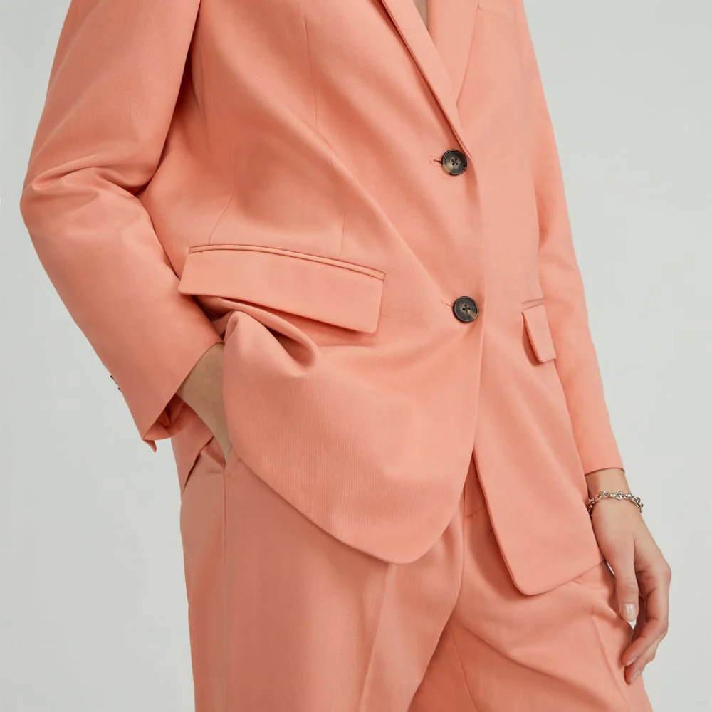 The Oversized Blazer in Buttersmooth | Tawny Pink
