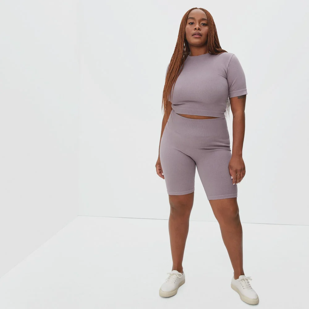 The Seamless Tee | Dusty Lavender