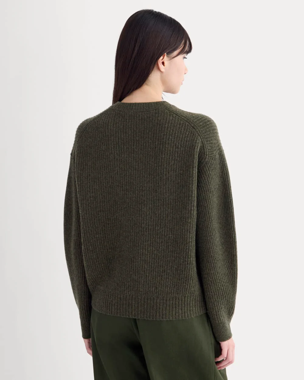 The Cocoon Crew in Wool Cashmere | Heather Beech