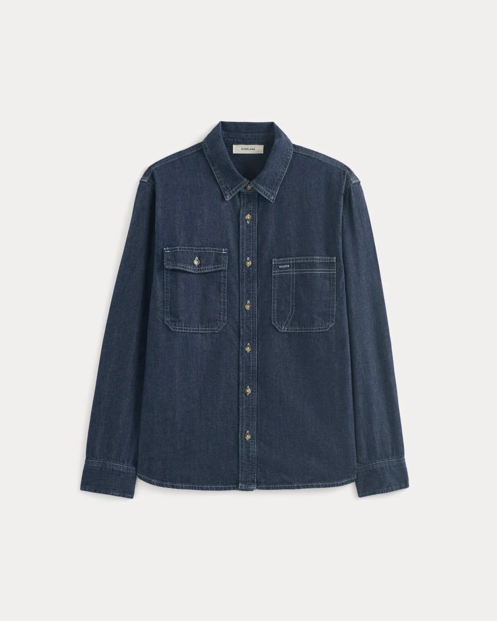 Denim Utility Shirt | Dark Indigo