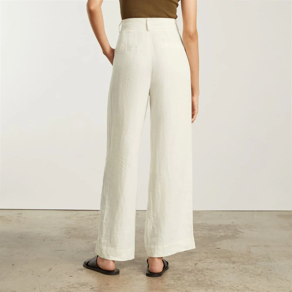 The Linen Way-High® Drape Pant  | Canvas