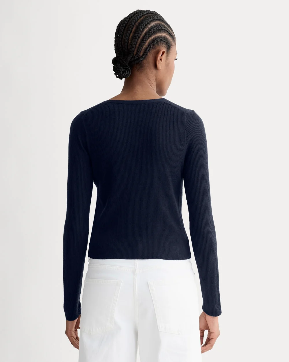 The Cardigan in Ultrasoft Merino | Navy
