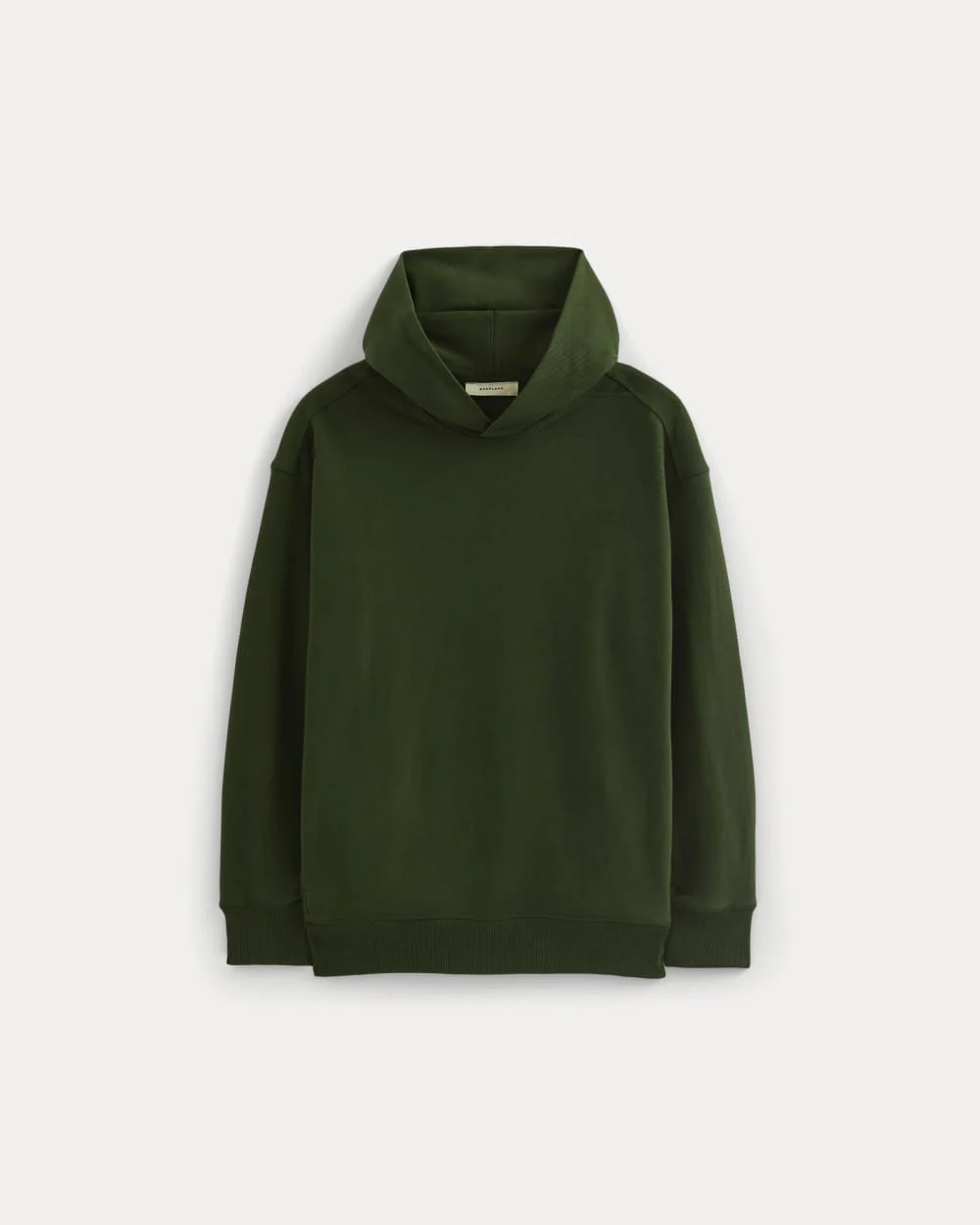 Twill Terry Jacquard Hoodie | Dark Forest