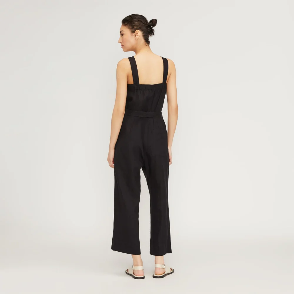 The Linen Jumpsuit | Black
