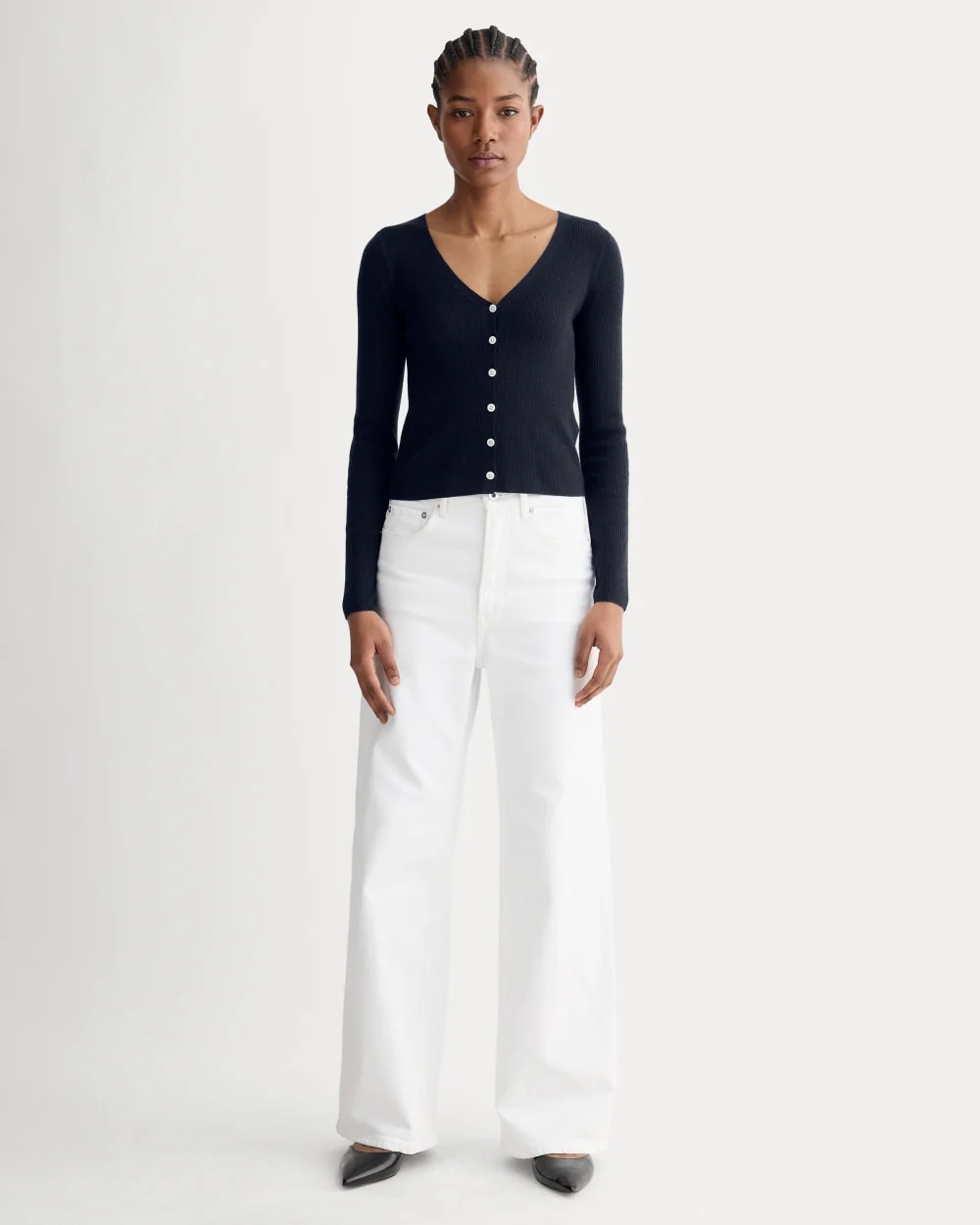 The Cardigan in Ultrasoft Merino | Navy