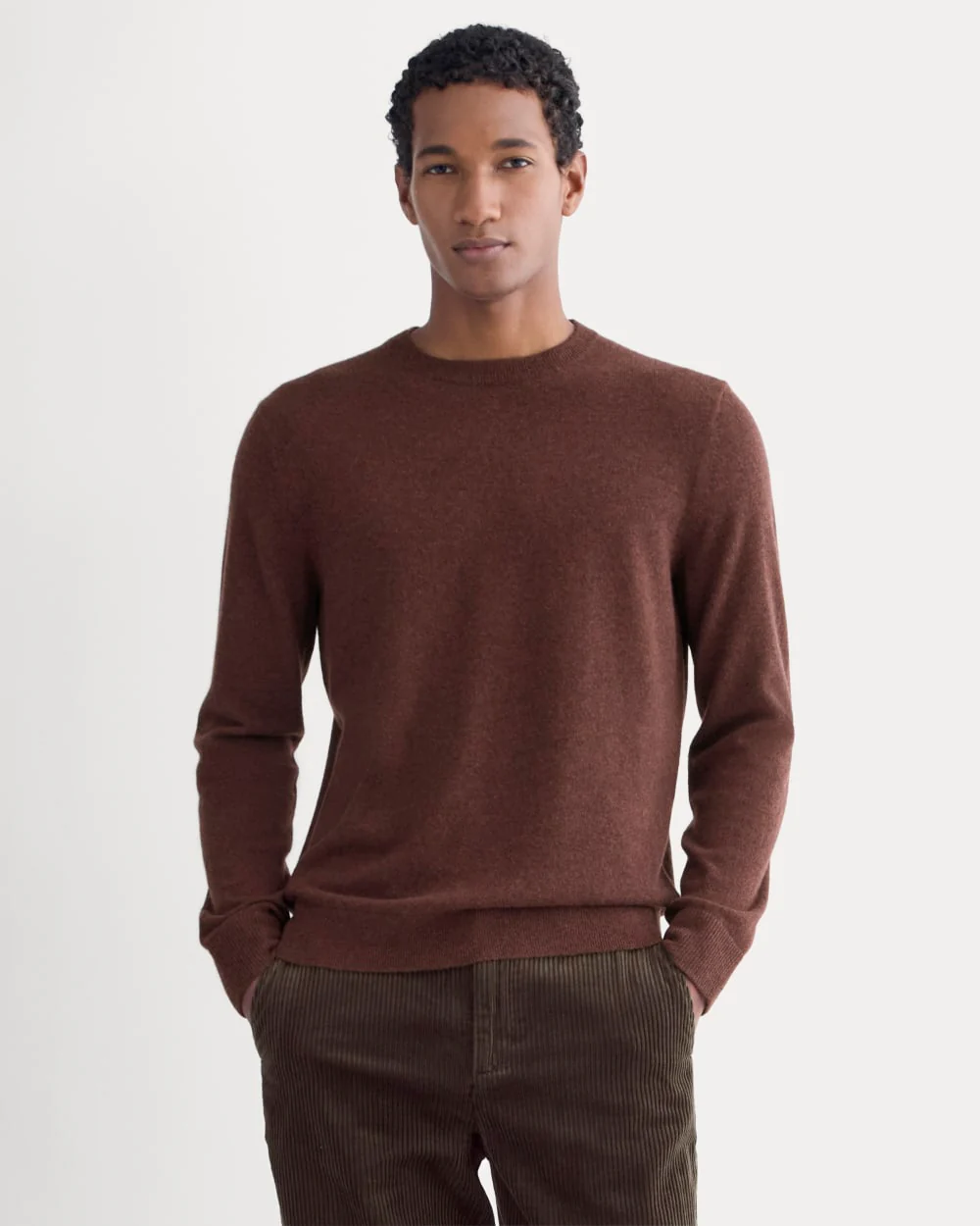 The Cashmere Crew | Heathered Mahogany