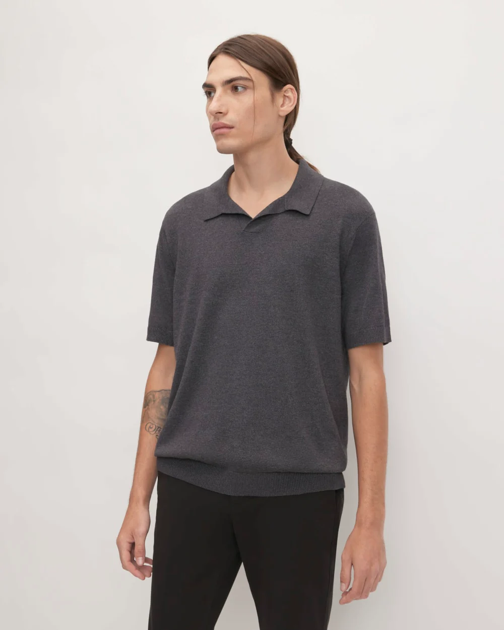 The No-Sweat Polo | Heather Ash