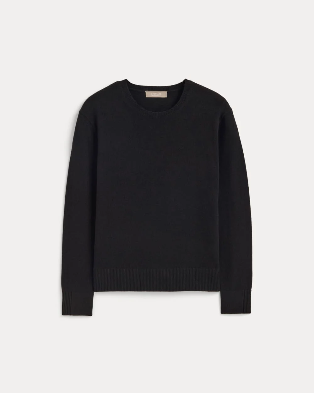 The Classic Crew in Cashmere | Black