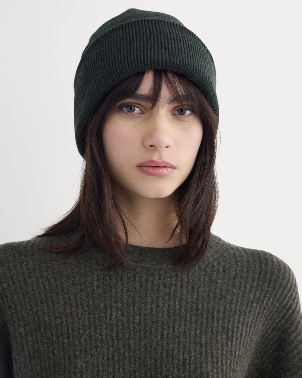 The Cabin Beanie | Heathered Dark Sea
