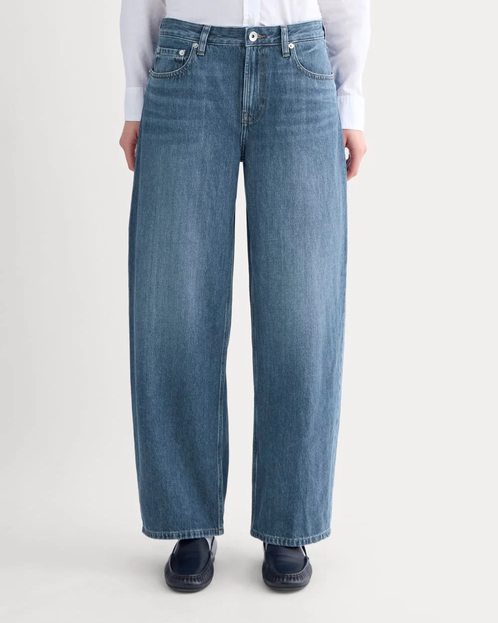 Loose Curve Jean | Ocean