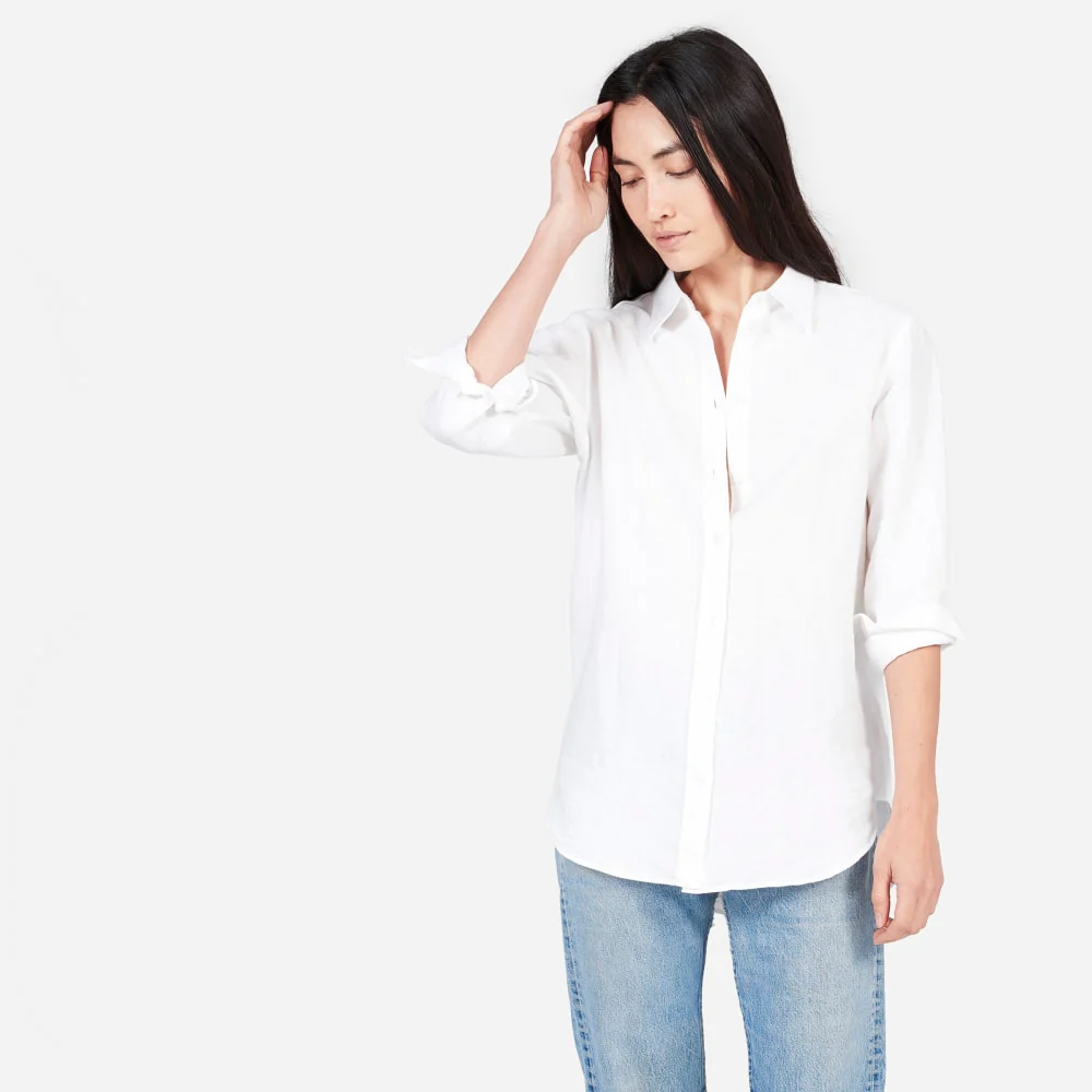 The Must-Have Shirt in Linen | White