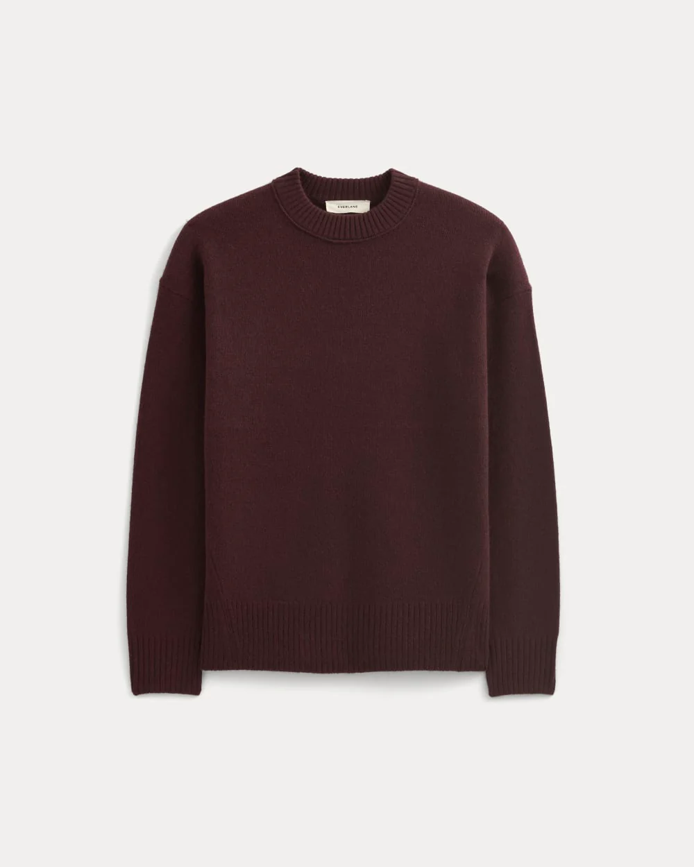 Cashmere Boyfriend Sweater | Wine