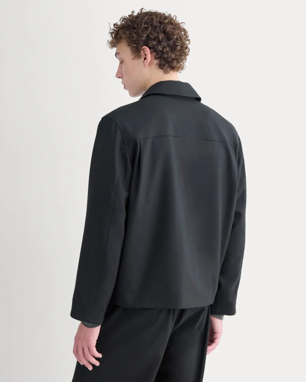 Tailored Zip Jacket |  Black