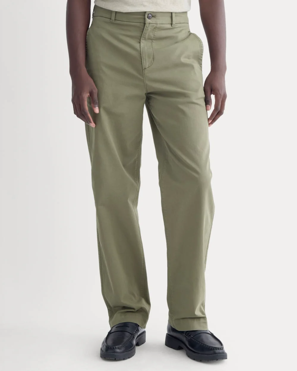 Relaxed Fit Chino | Lichen Green