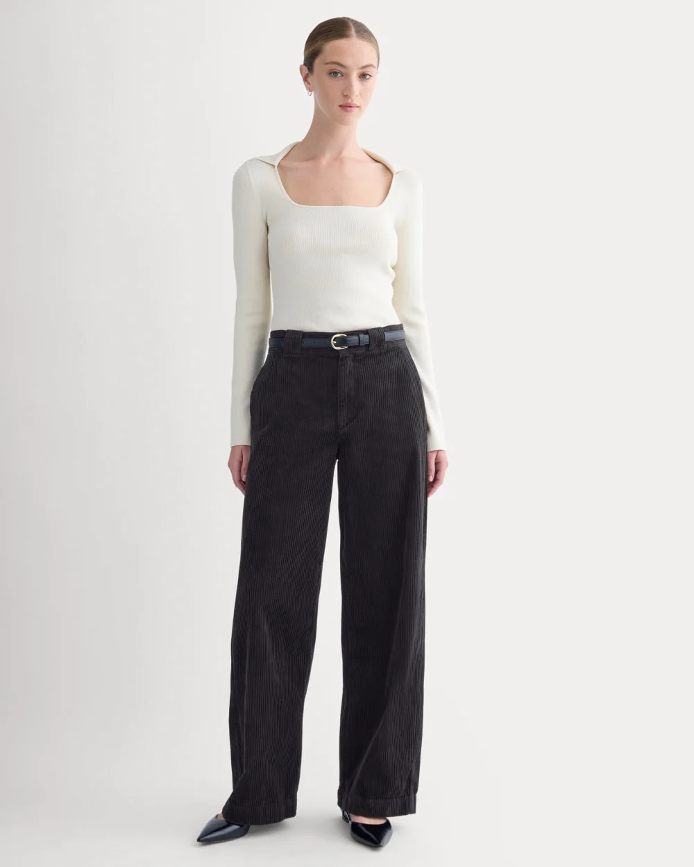 Knit Scoop-Neck Top | Birch