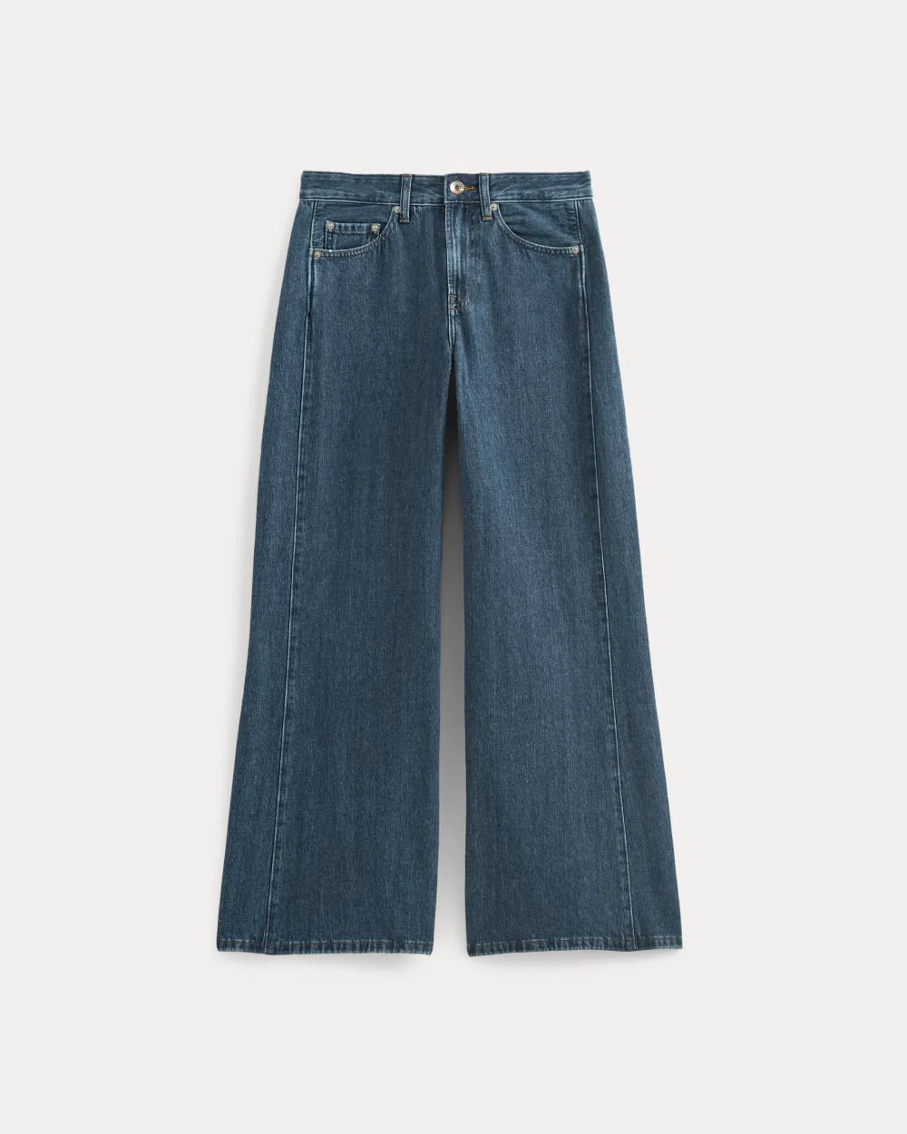 Paneled Ultra Wide-Leg Jean | Tungsten Blue Stone