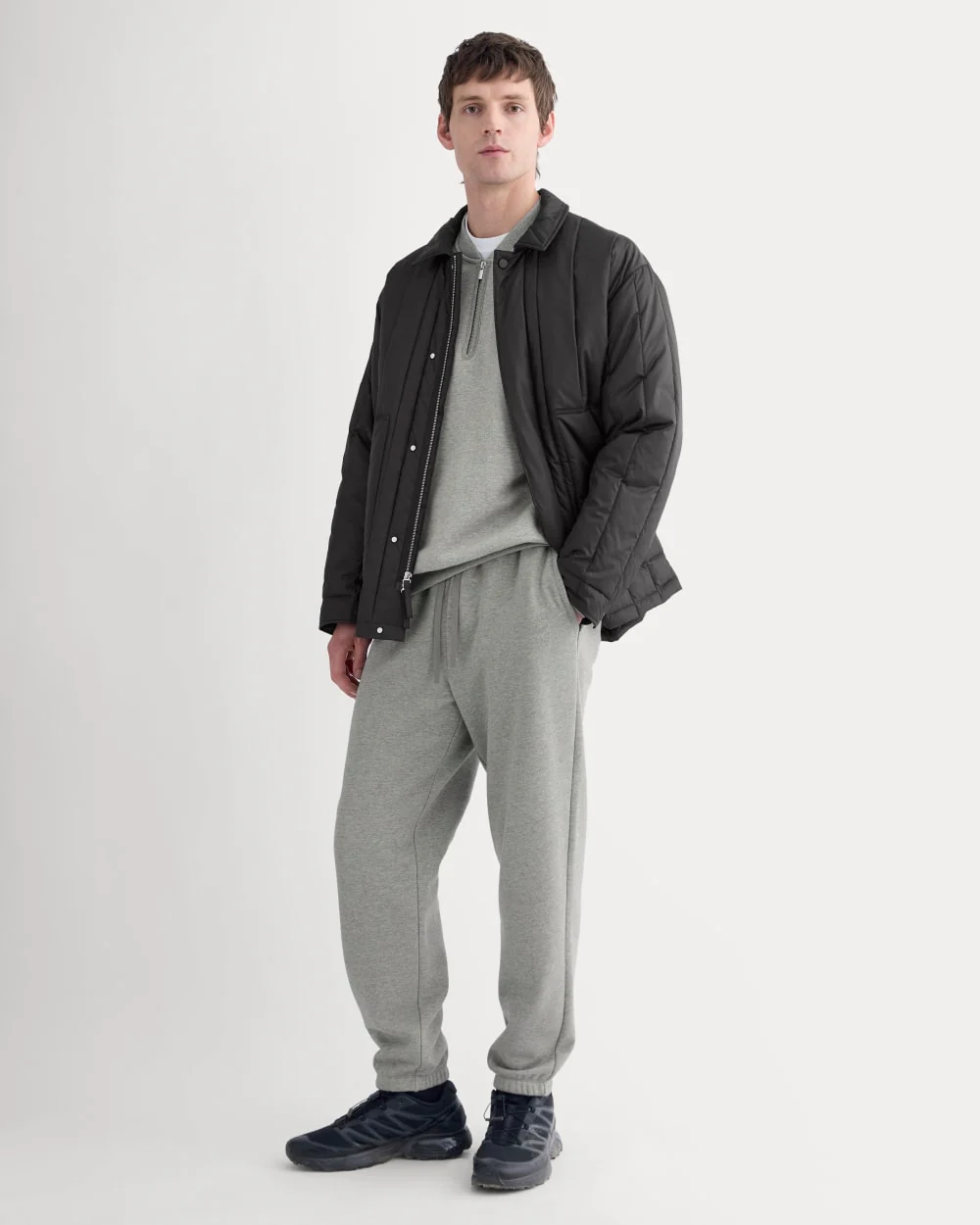 Luxe Fleece Jogger | Vintage Heather Grey