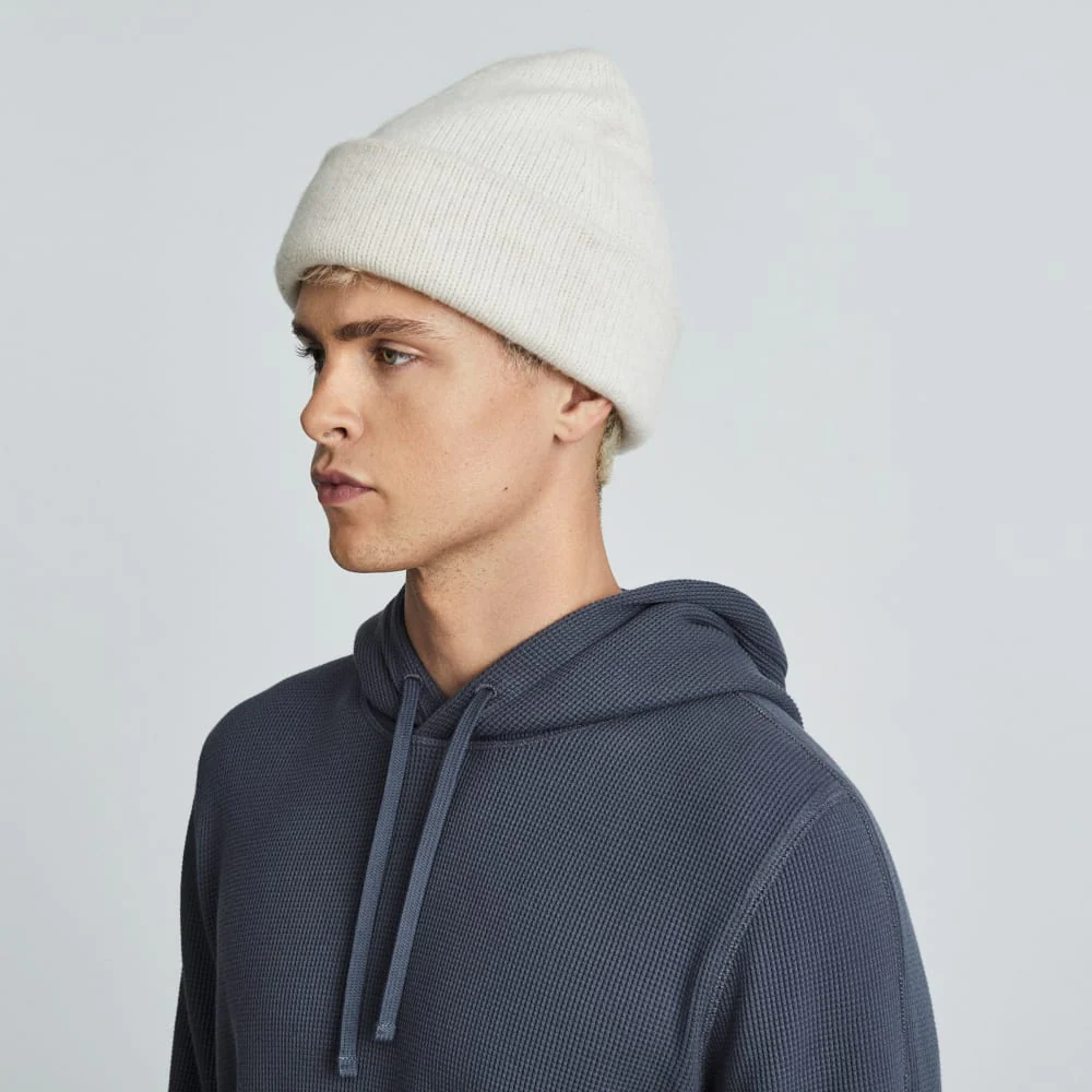 The Felted Merino Beanie | Heathered Oat