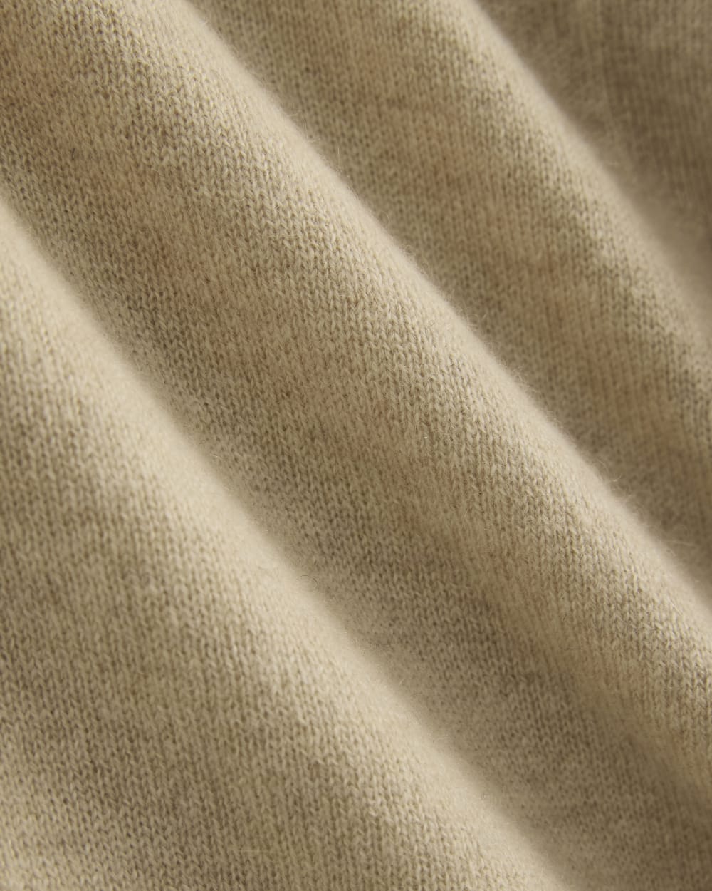 Cashmere Button-Up Shirt | Heather Light Camel