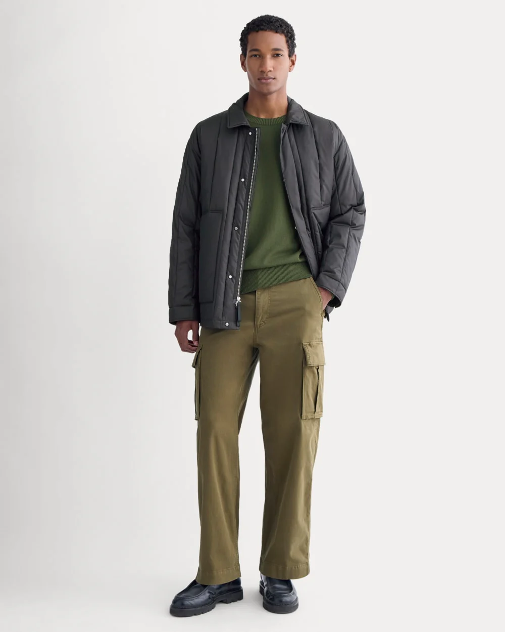 '90s Baggy Cargo Pant | Olive