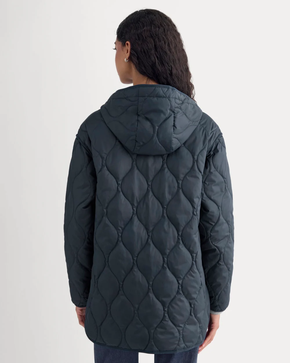 ReNew Quilted Hooded Liner | Navy