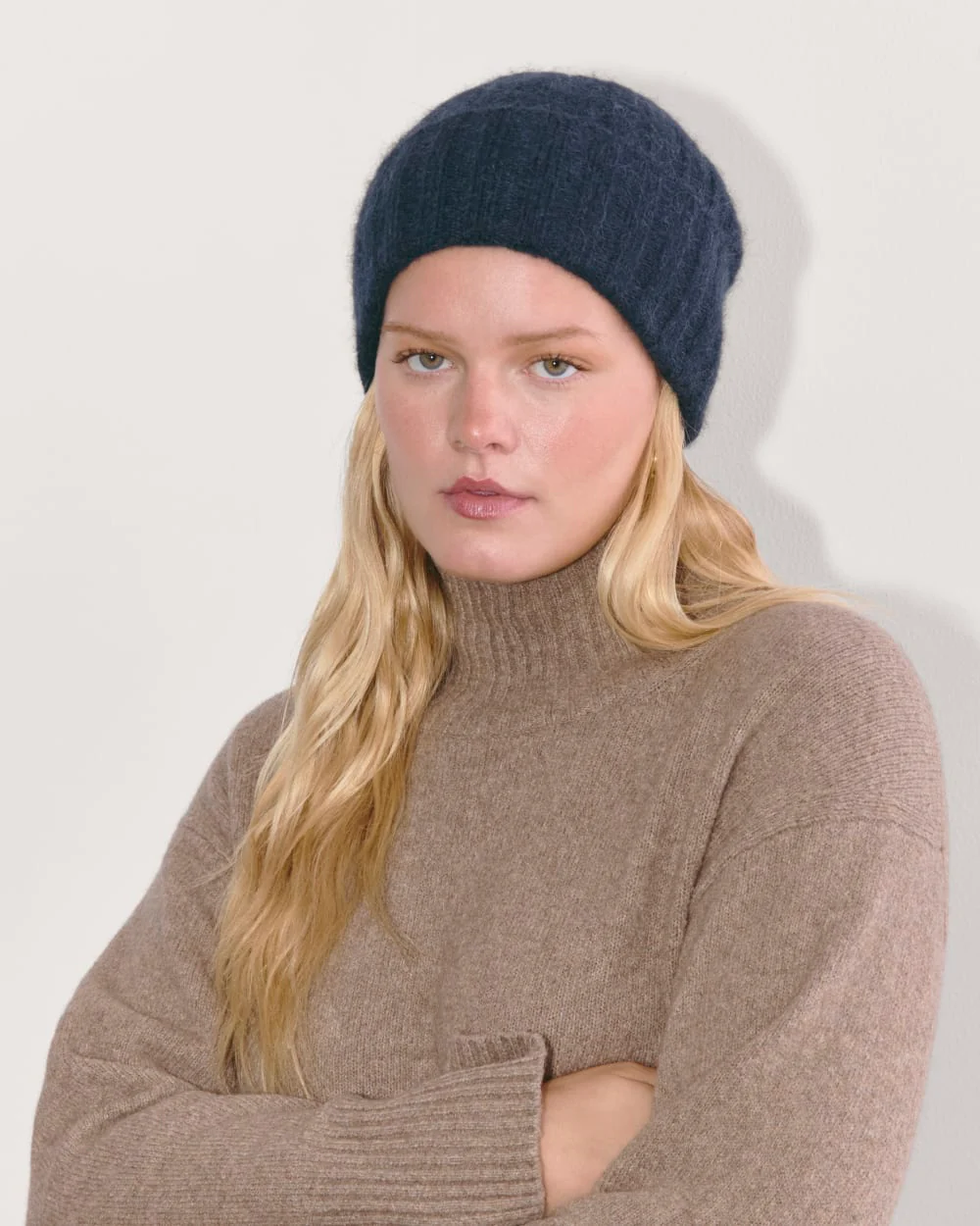 The Alpaca Beanie | Navy
