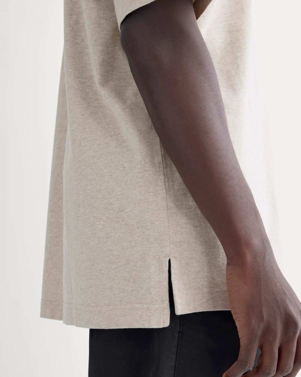 Oversized Classic Tee | Heathered Oatmeal