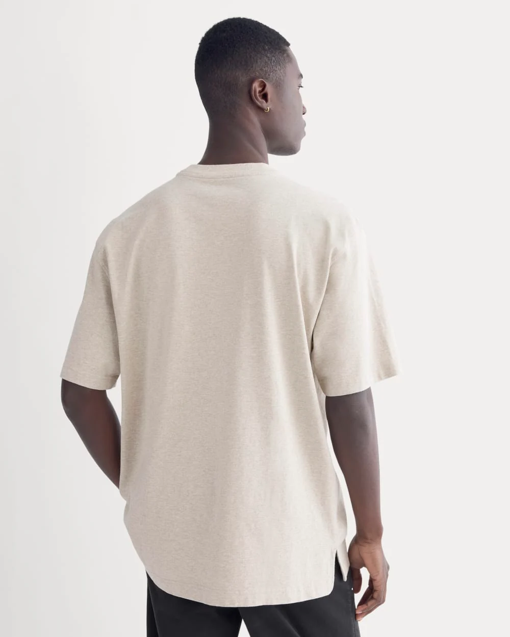 Oversized Classic Tee | Heathered Oatmeal