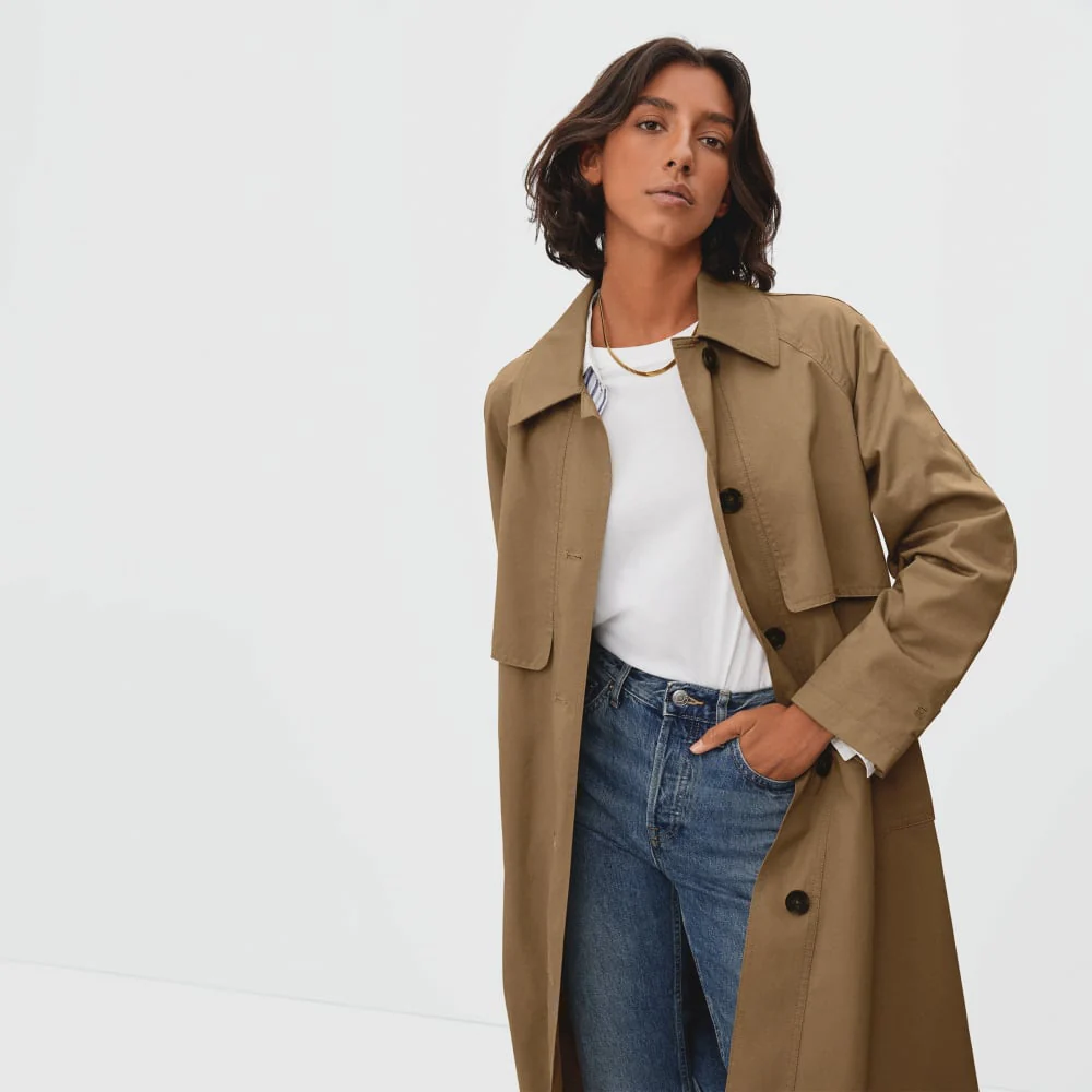The Long Mac Coat | Toasted Coconut