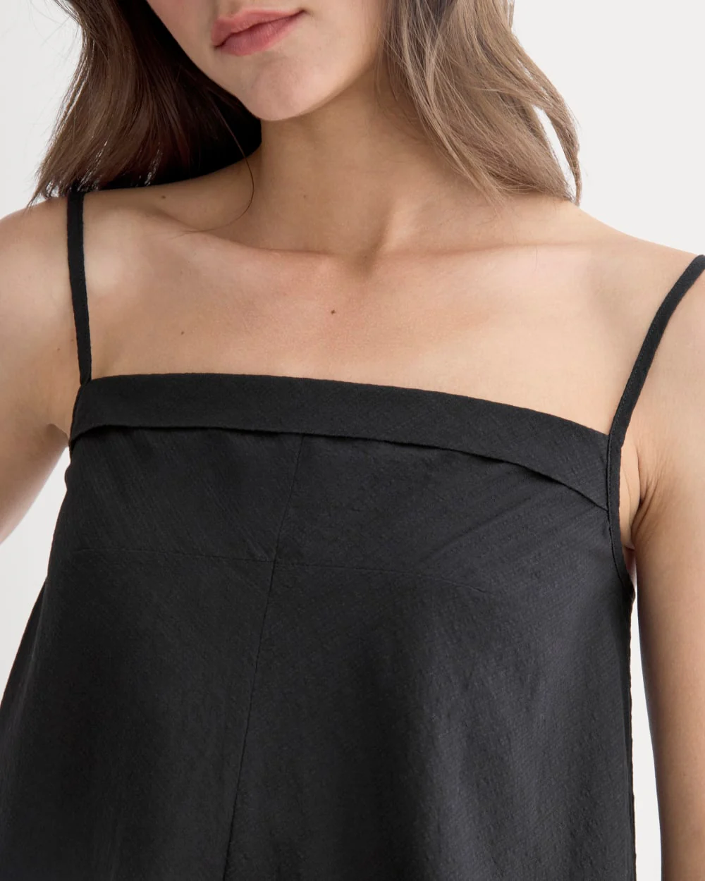 The Flowy Gauze Cami | Black