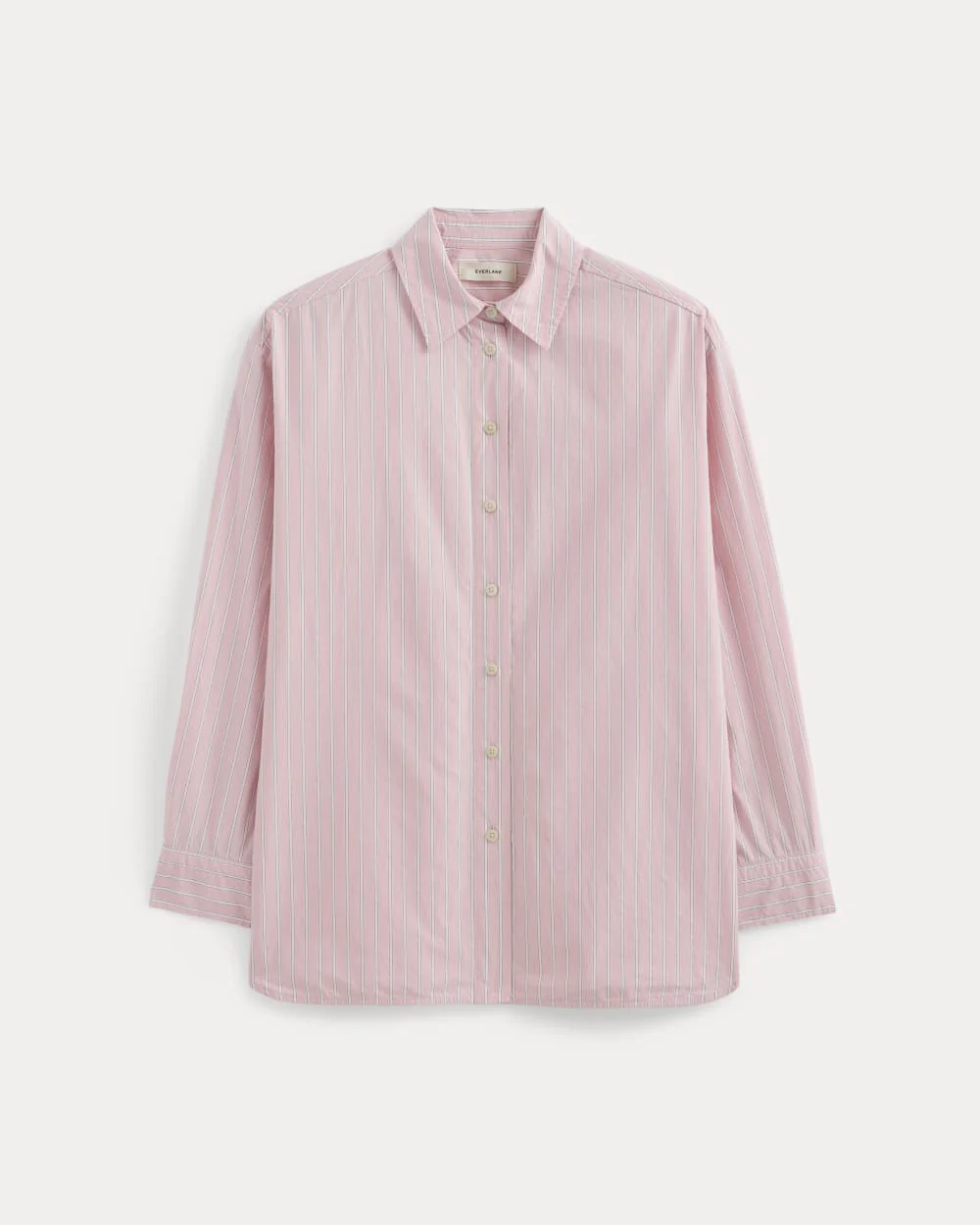 The Boyfriend Shirt in Ultrasoft Cotton | Pink / White