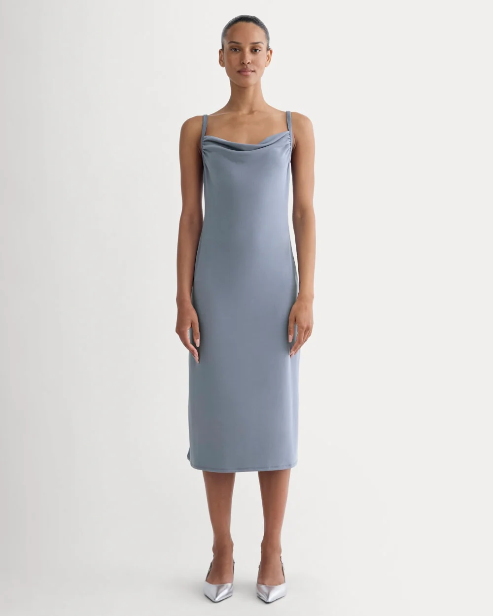 The Tank Midi Dress in Butterknit | Blue Dusk