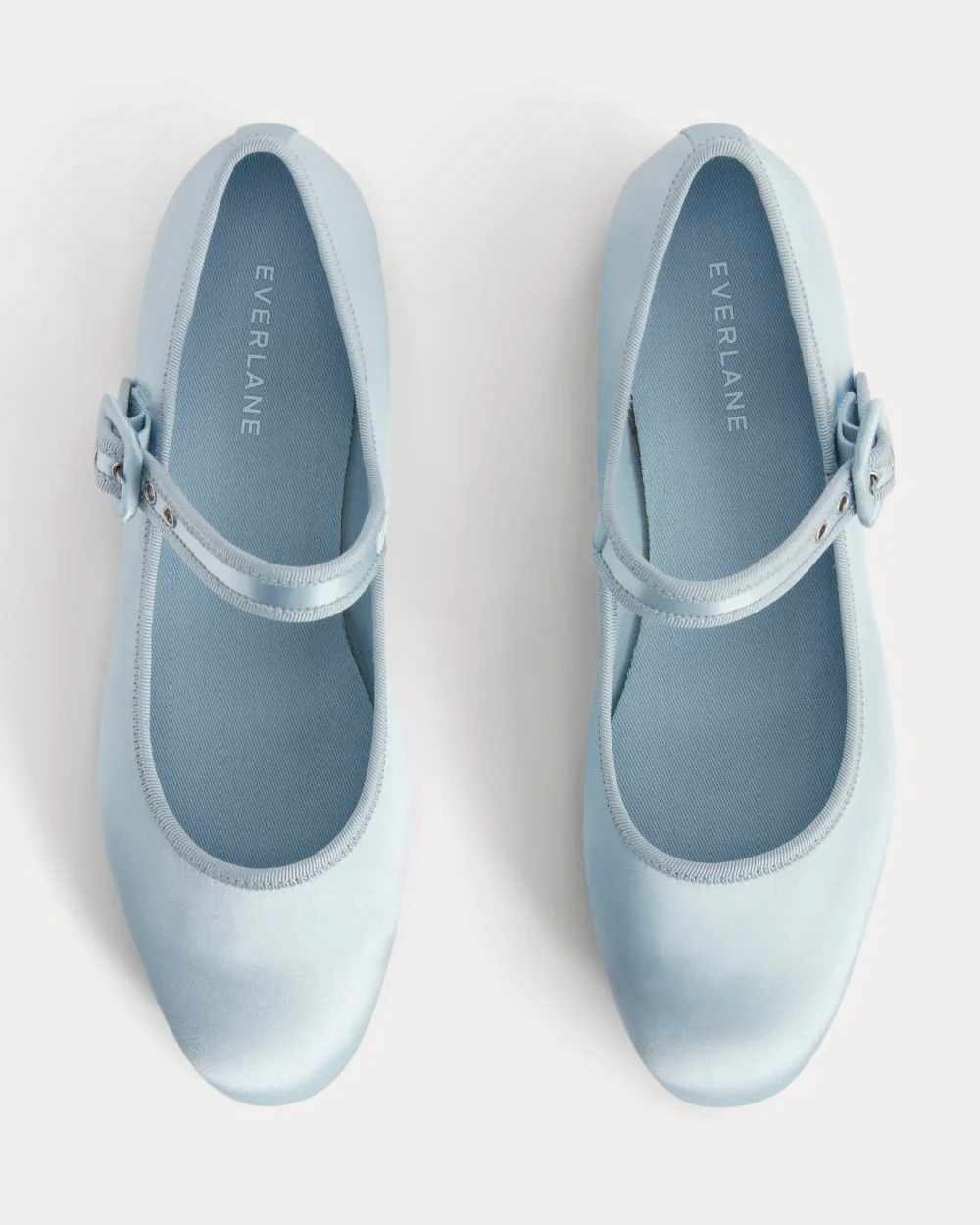 The Day Buckle Mary Jane | Robin Blue Satin